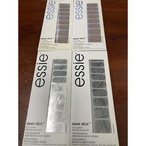 Lot of 4 Essie Sleek Stick Nail Stickers *package damage*